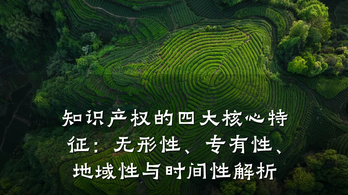 知识产权的四大核心特征：无形性、专有性、地域性与时间性解析