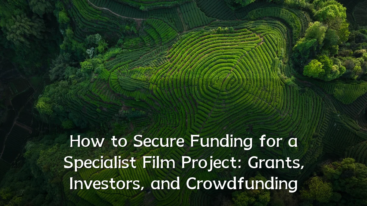 How to Secure Funding for a Specialist Film Project: Grants, Investors, and Crowdfunding