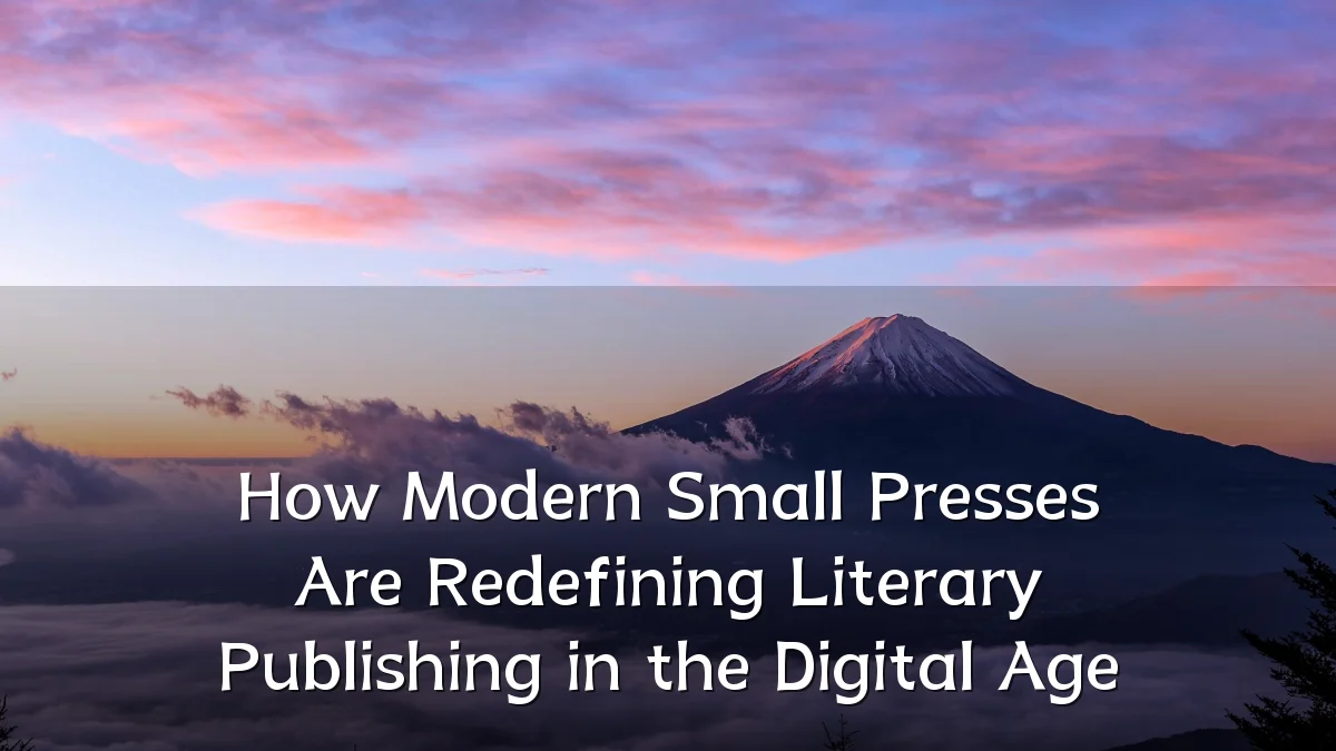 How Modern Small Presses Are Redefining Literary Publishing in the Digital Age
