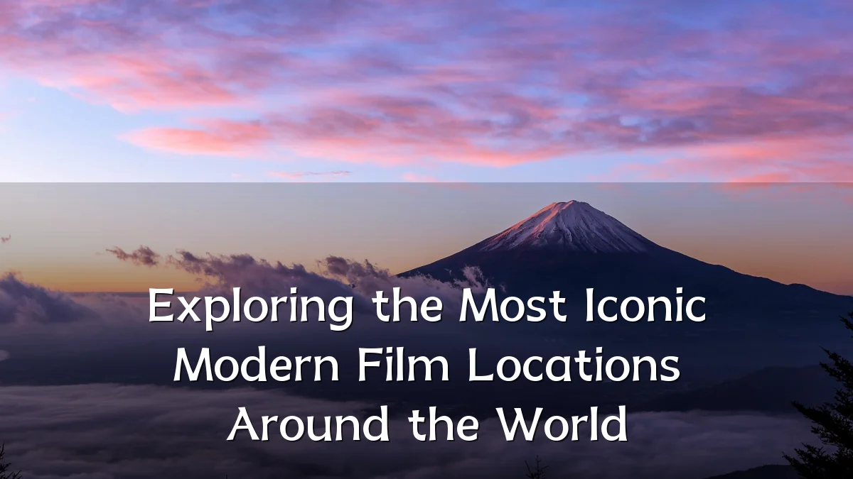 Exploring the Most Iconic Modern Film Locations Around the World