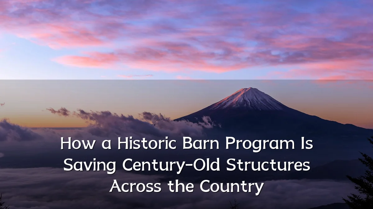 How a Historic Barn Program Is Saving Century-Old Structures Across the Country