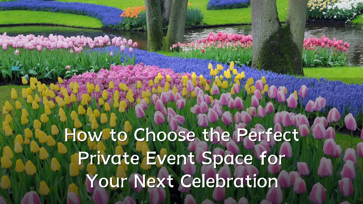 How to Choose the Perfect Private Event Space for Your Next Celebration
