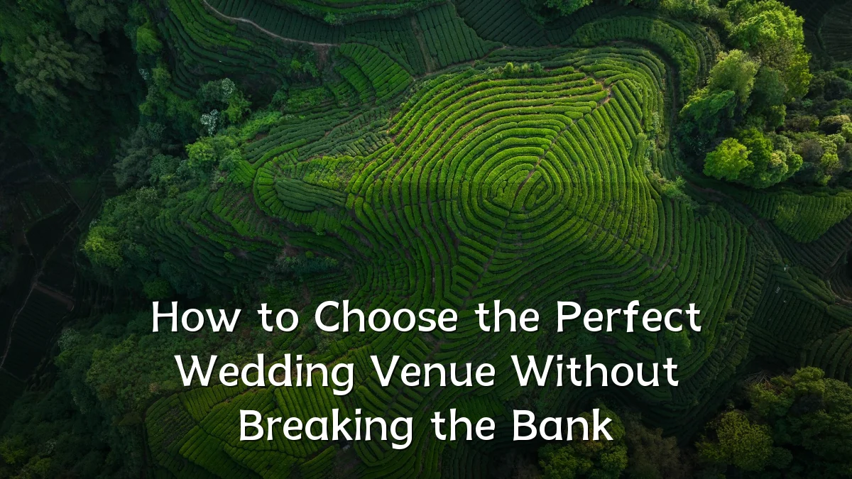 How to Choose the Perfect Wedding Venue Without Breaking the Bank