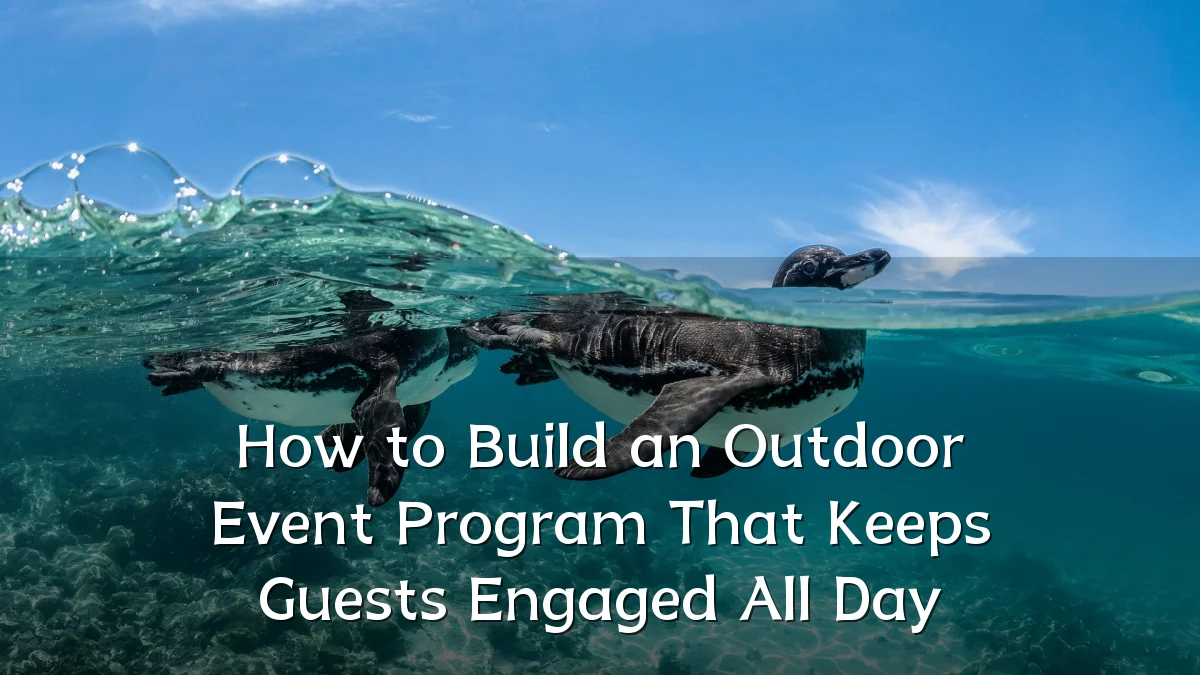 How to Build an Outdoor Event Program That Keeps Guests Engaged All Day