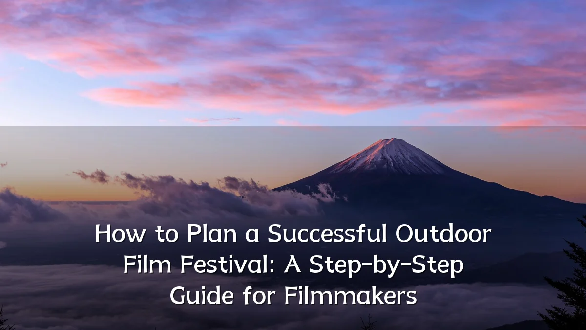 How to Plan a Successful Outdoor Film Festival: A Step-by-Step Guide for Filmmakers