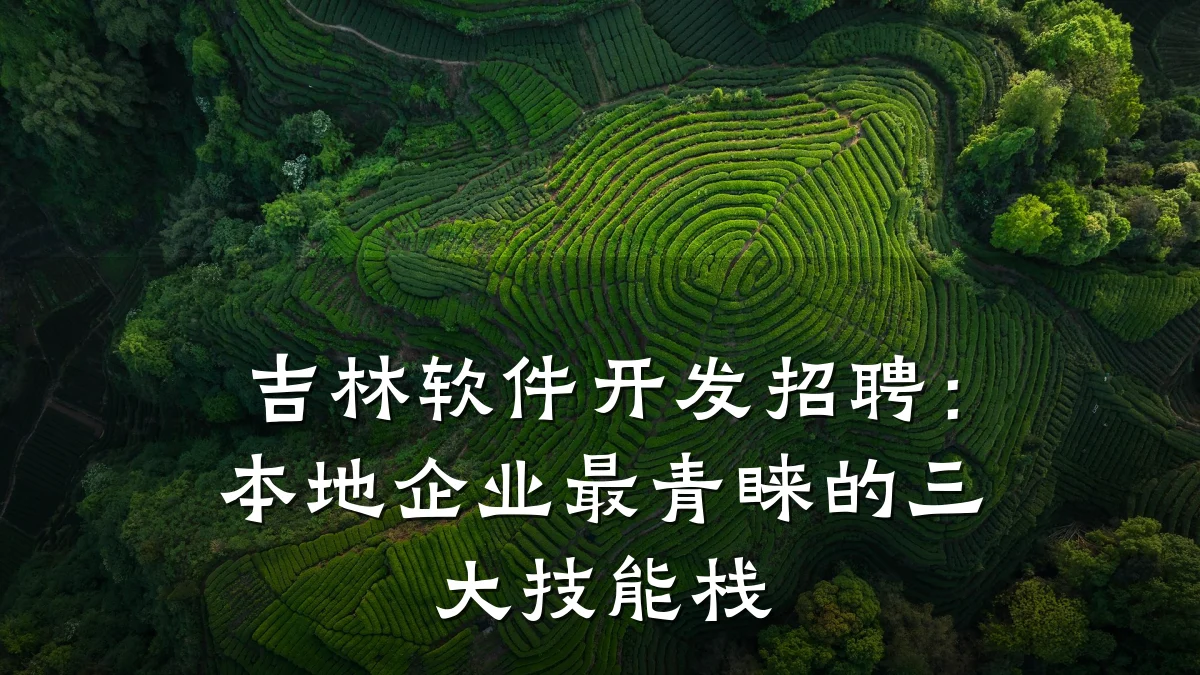 吉林软件开发招聘:本地企业最青睐的三大技能栈