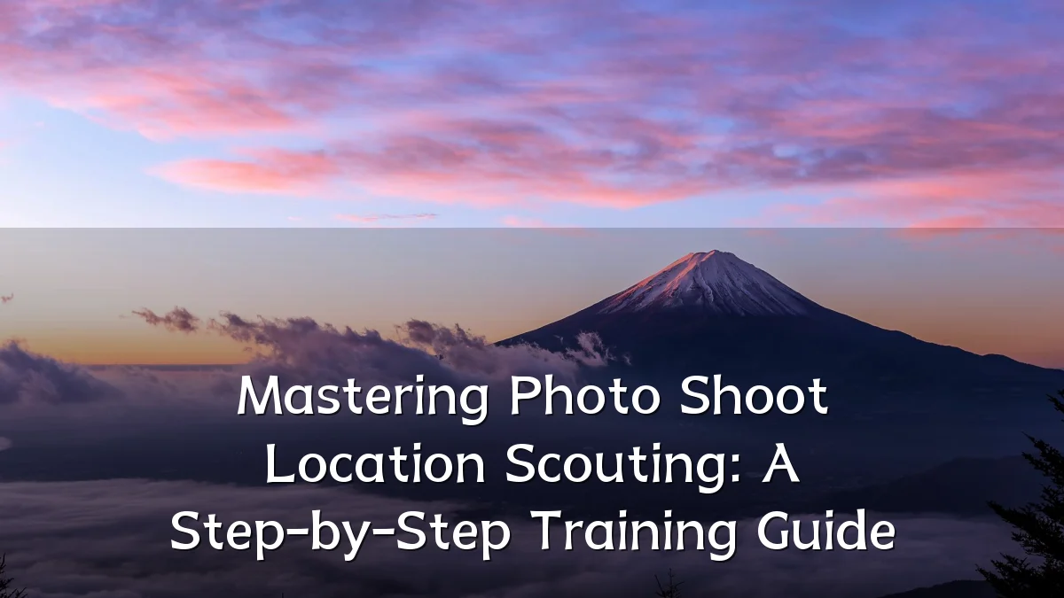 Mastering Photo Shoot Location Scouting: A Step-by-Step Training Guide
