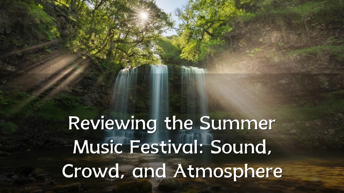 Reviewing the Summer Music Festival: Sound, Crowd, and Atmosphere