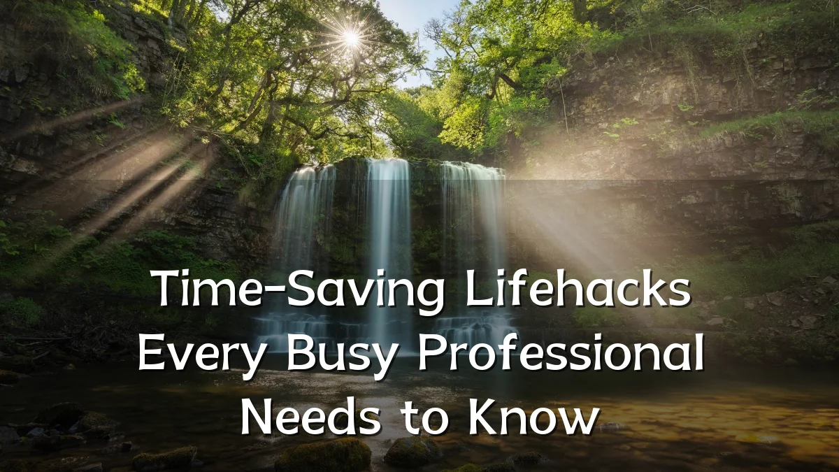 Time-Saving Lifehacks Every Busy Professional Needs to Know